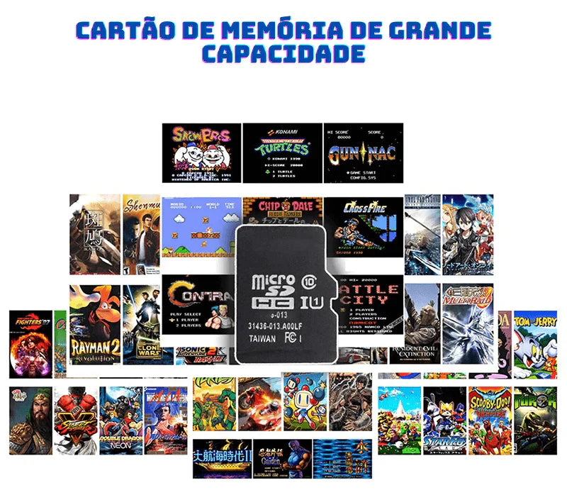 VideoGame Stick Retrô 10 Mil Jogos + Brinde (ÚLTIMAS UNIDADES)