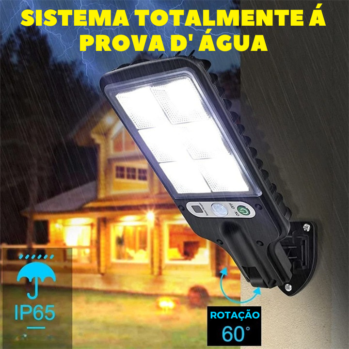 Refletor LED Solar Com Sensor de Movimento / IlumiAll