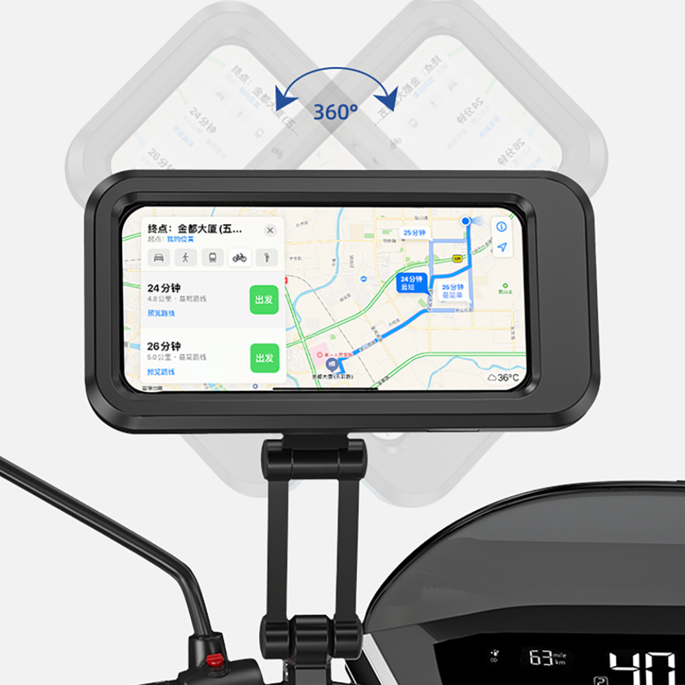 Suporte de celular para moto Universal 360°