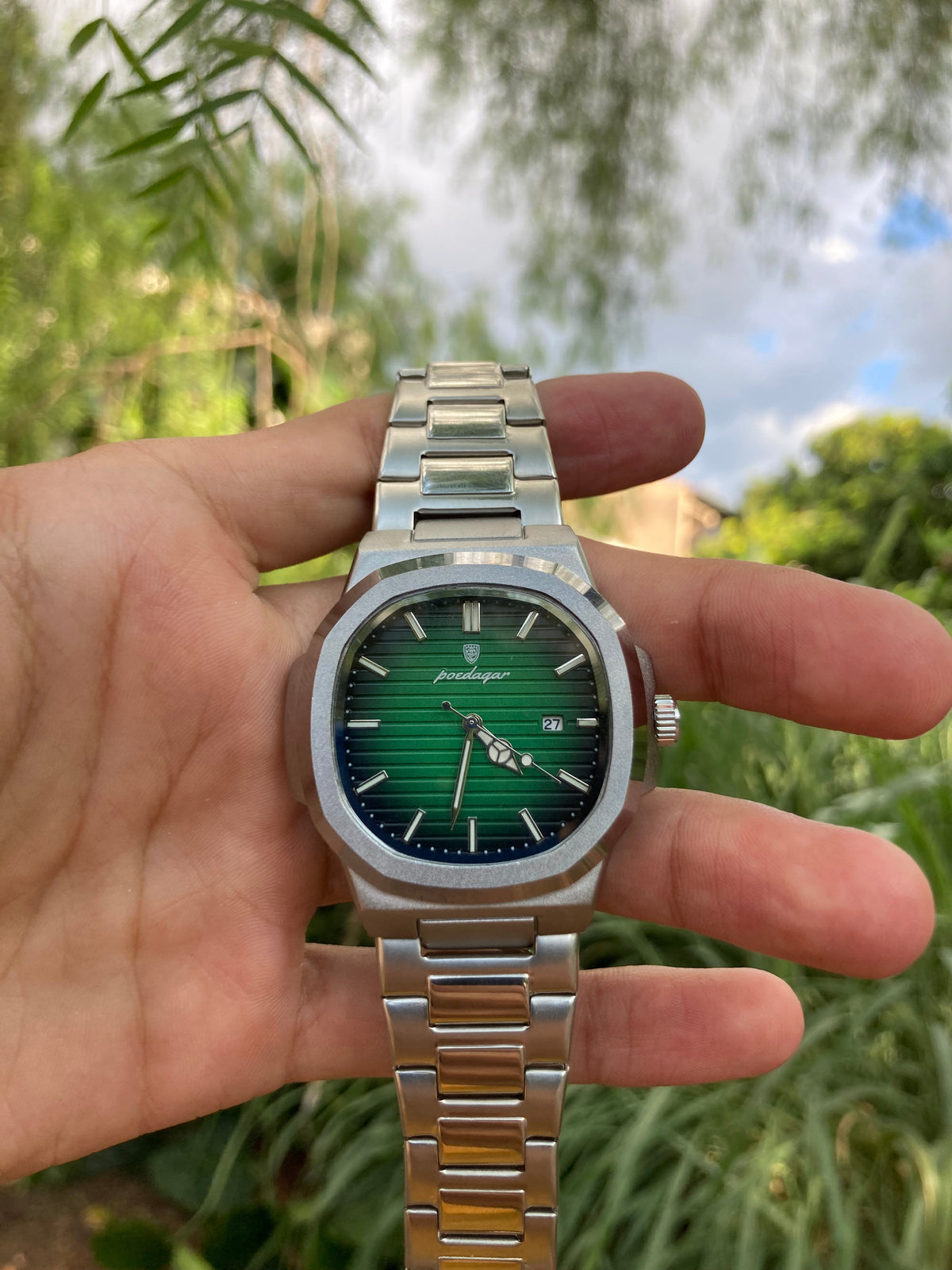 Relógio Poedagar | Pulseira Ajustável + Caixa