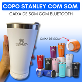 Copo Stanley Térmico Com Caixa de Som Bluetooth - Cores Sortidas (ÚLTIMAS UNIDADES)