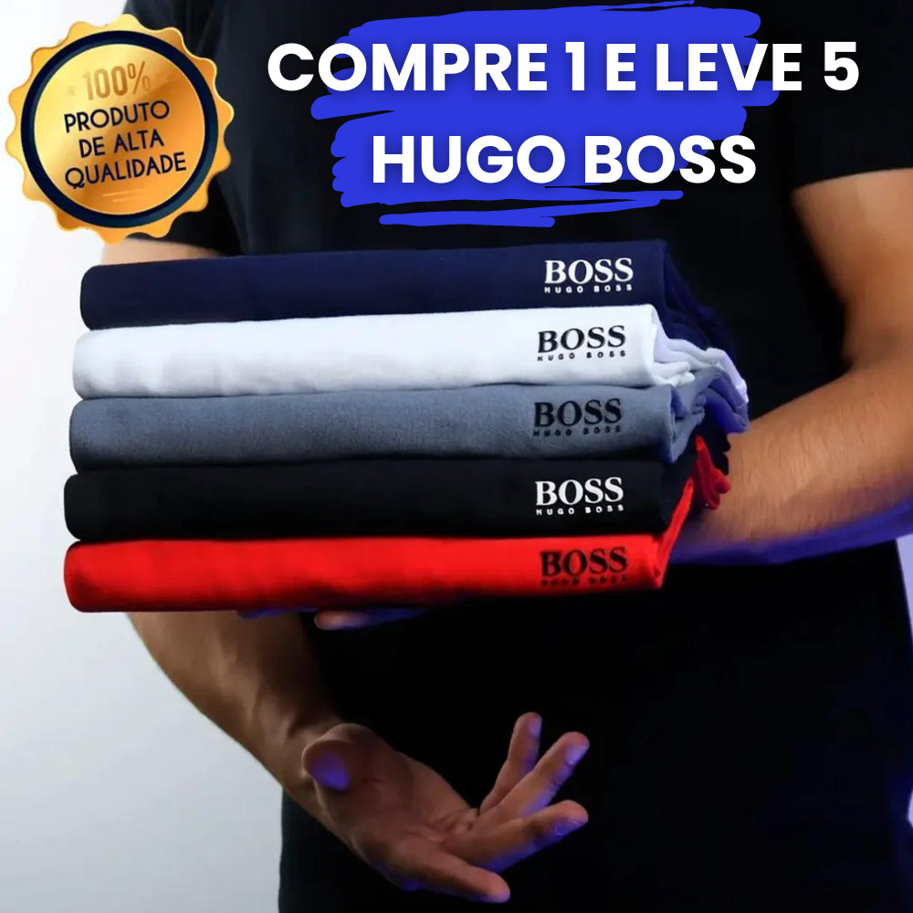 Kit Camisa Hugo Boss - Compre 1 e Leve 5 (ÚLTIMAS UNIDADES)