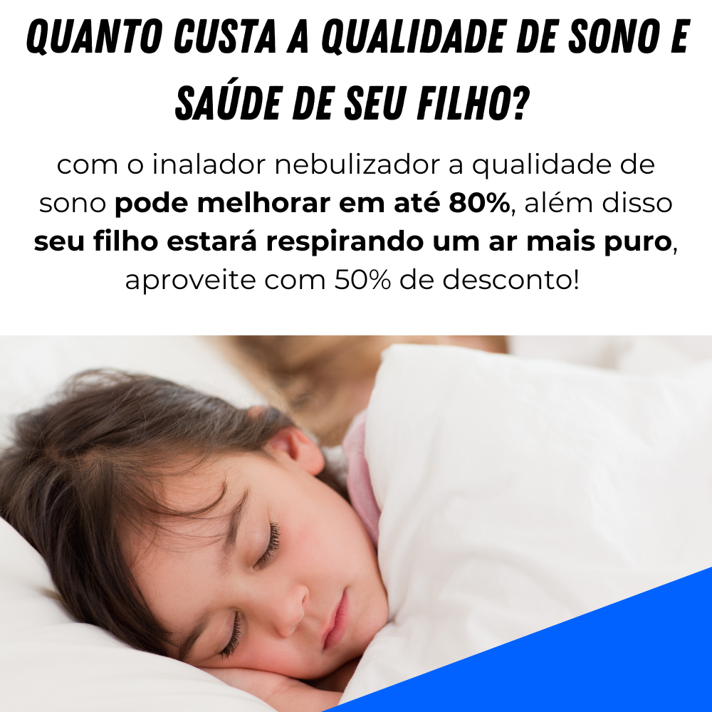 Inalador Nebulizador Montrial © - Portátil e Ultra Silencioso