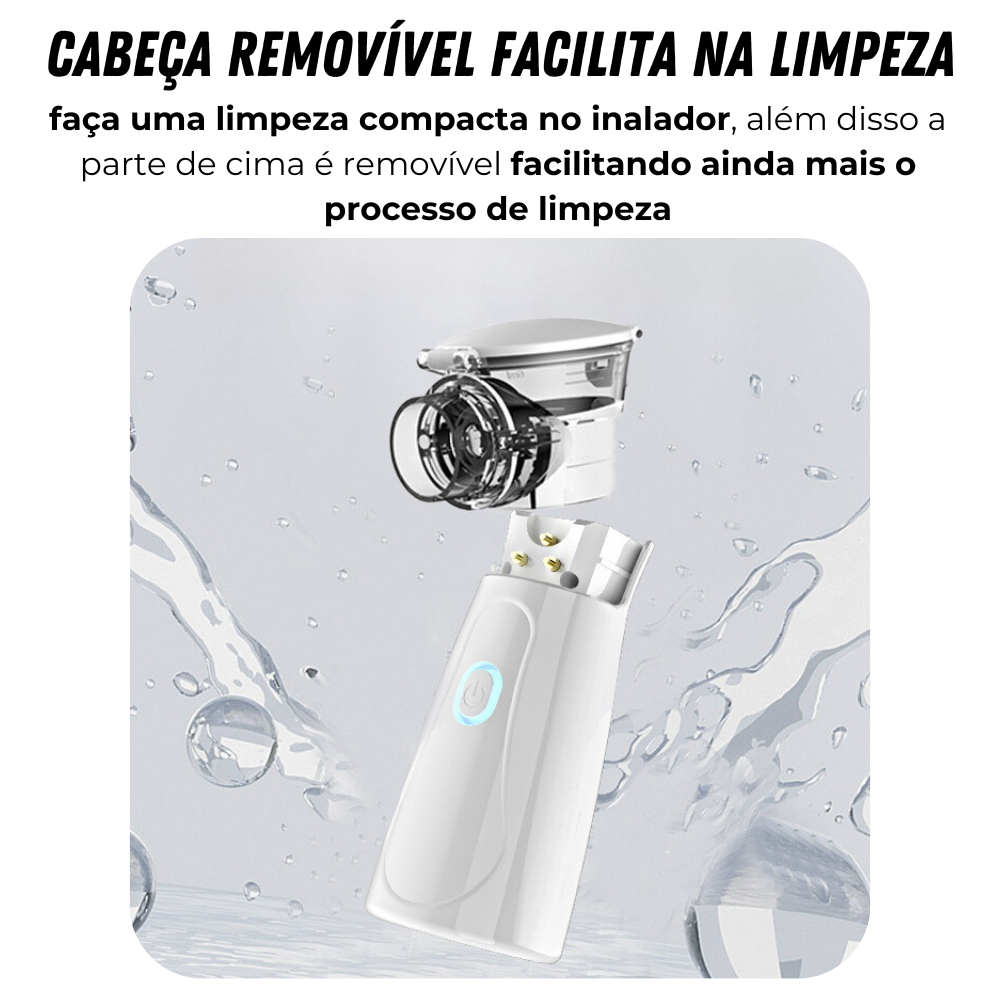 Inalador Nebulizador Montrial © - Portátil e Ultra Silencioso
