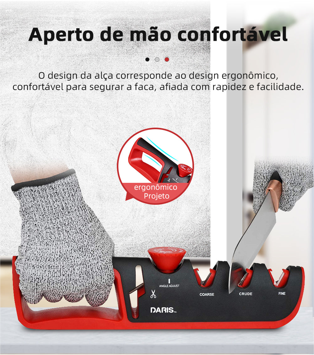 Sharp Blade ™ - Afiador de Lâminas Profissional 5 em 1