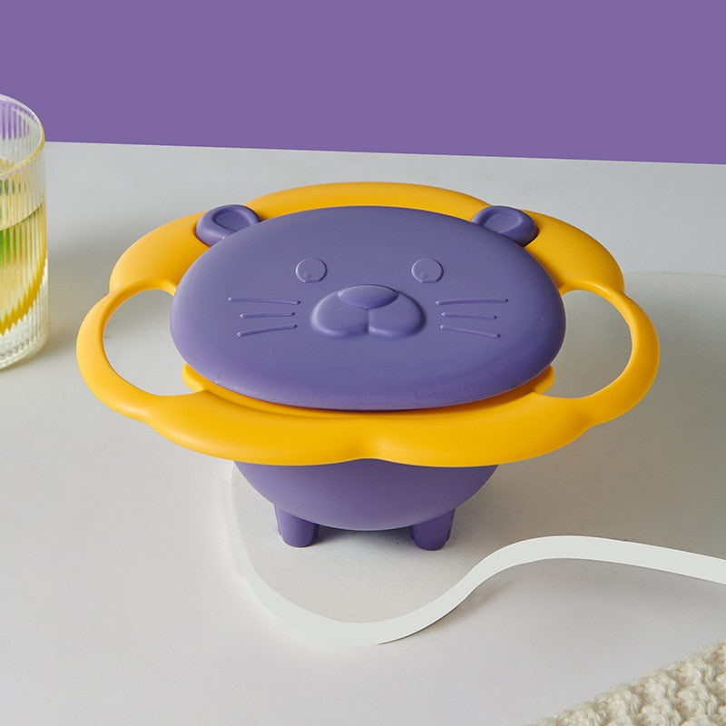 Tigela BabyPro™ - Tigela Rotativa 360º Graus Alimentação Infantil