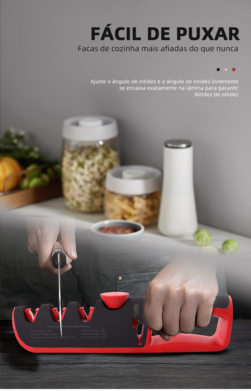 Sharp Blade ™ - Afiador de Lâminas Profissional 5 em 1