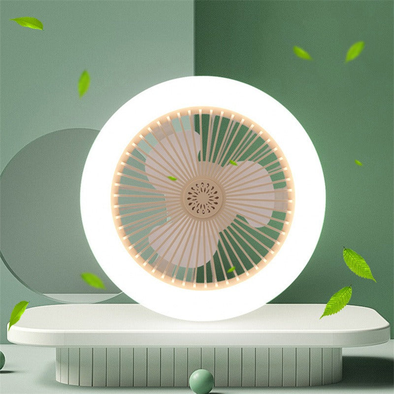 Luminária Led Com Ventilador 2 em 1 / Controle Remoto Junto