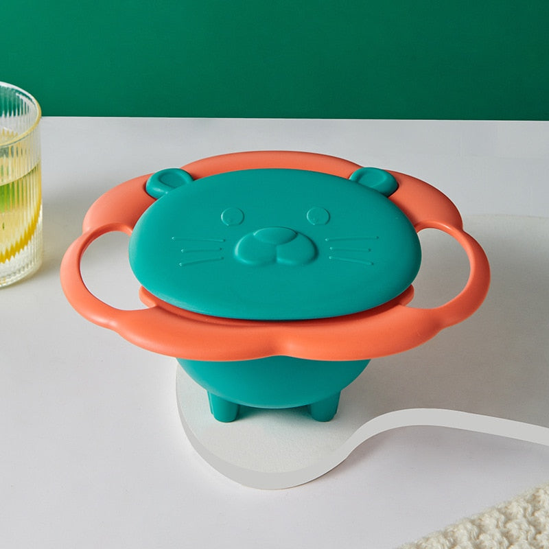 Tigela BabyPro™ - Tigela Rotativa 360º Graus Alimentação Infantil
