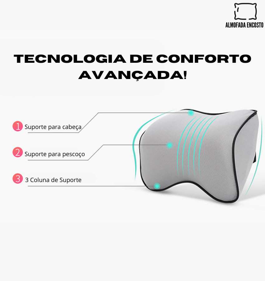 Almofada Encosto Para Carro