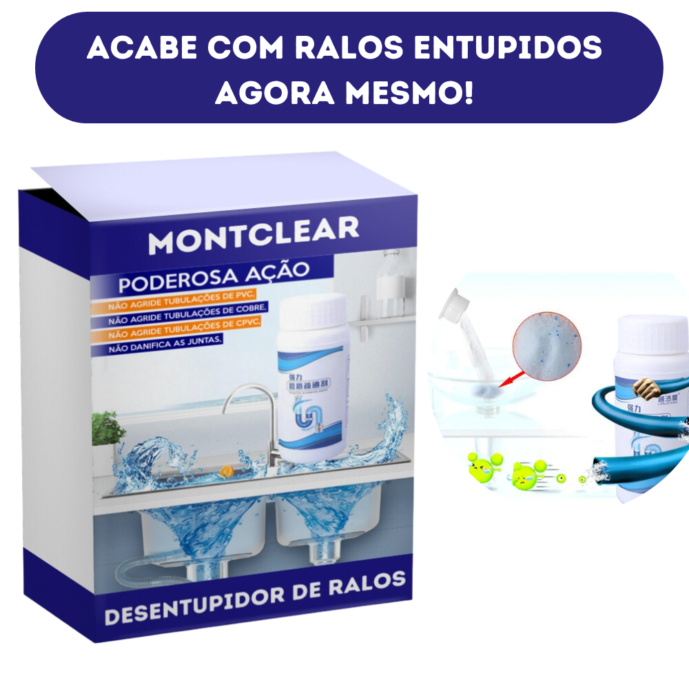 MontClear ™ - Super Desentupidor de Ralos (Últimas Unidades)