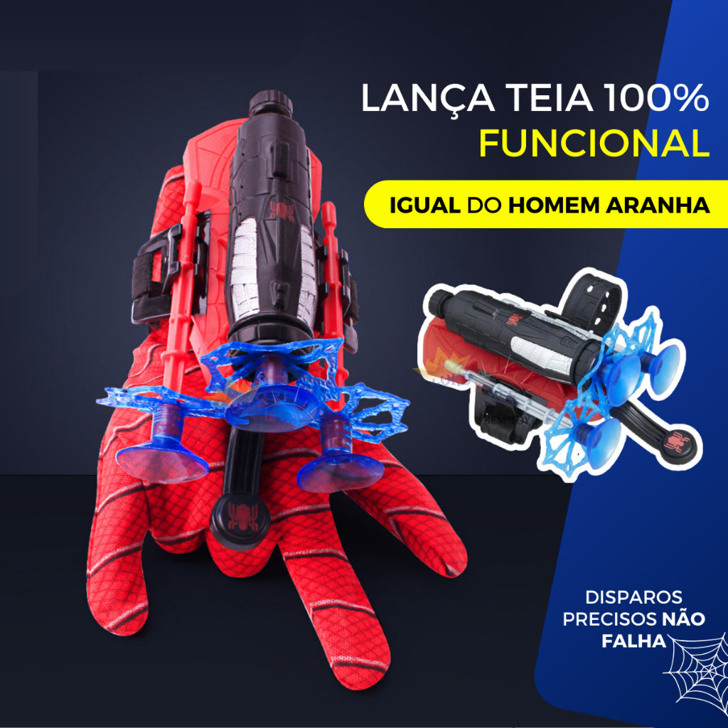 Spider Glove ™ - Luva do Homem Aranha (COMPRE 1 E LEVE 2) + BRINDE EXCLUSIVO