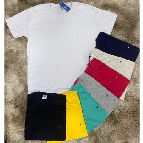 Kit 5 Camisetas Tommy Masculina - COMPRE 1 E LEVE 5 (ÚLTIMAS UNIDADES)