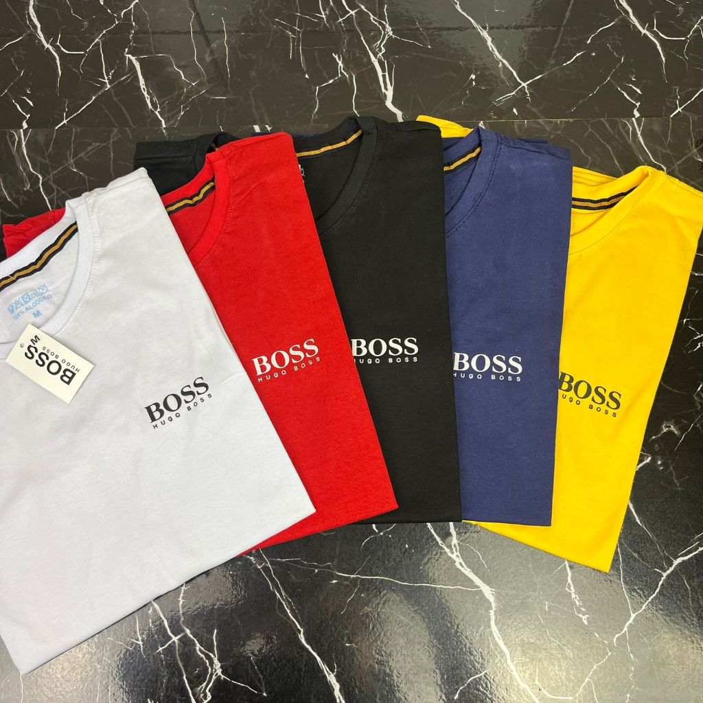 Kit Camisa Hugo Boss - Compre 1 e Leve 5 (ÚLTIMAS UNIDADES)