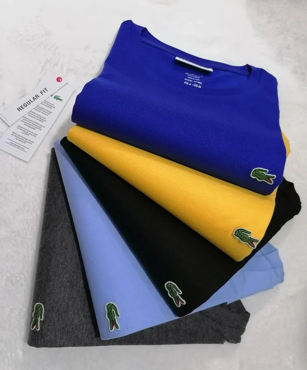 Kit 5 Camisetas Lacoste - COMPRE 1 E LEVE 5 (ÚLTIMAS UNIDADES)
