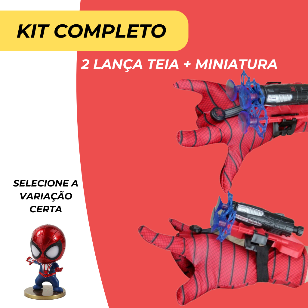 Spider Glove ™ - Luva do Homem Aranha (COMPRE 1 E LEVE 2) + BRINDE EXCLUSIVO