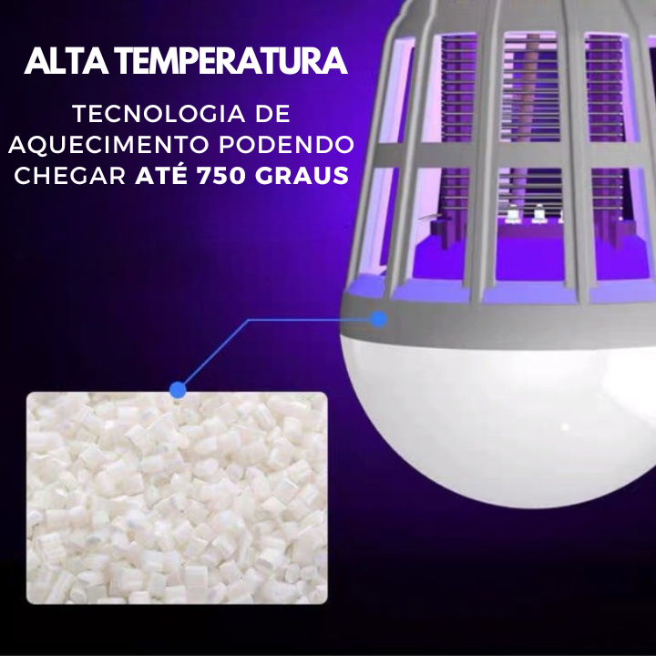 Lâmpada LED Ultravioleta Mata Mosquitos (ÚLTIMAS UNIDADES)