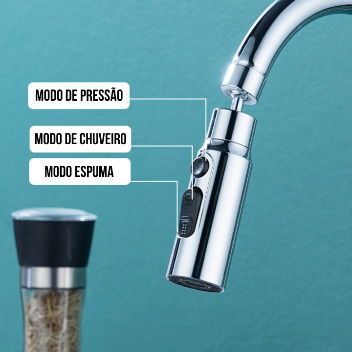 Adaptador de Torneira Com Pressão