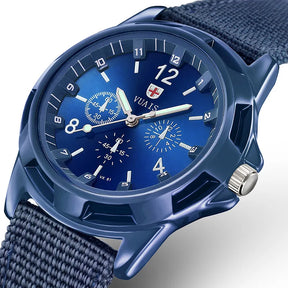Relógio Masculino com Pulseira de Nylon - [ÚLTIMAS UNIDADES]