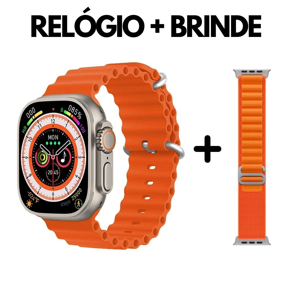 SmartWatch Ultra Series 8 + BRINDE - [PROMOÇÃO LIMITADA ATÉ 23:59 DE HOJE]