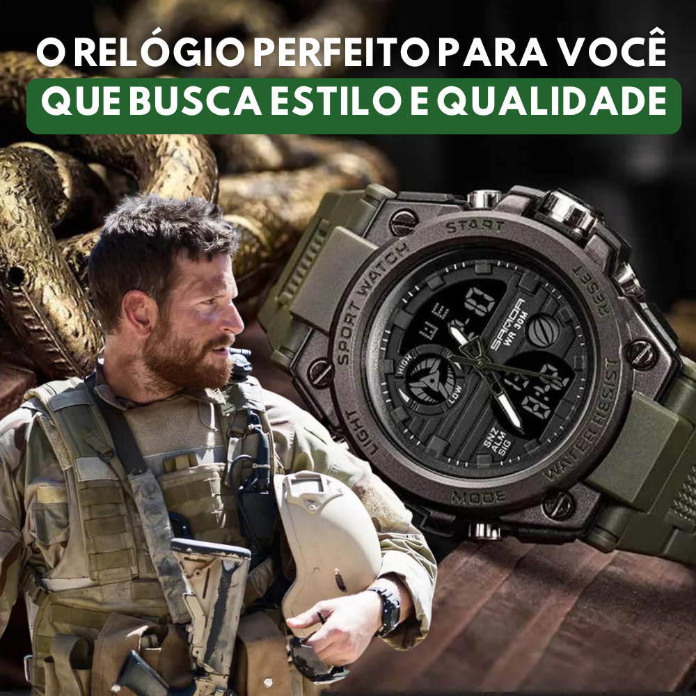 Relógio Montrial Militar (Últimas Unidades)