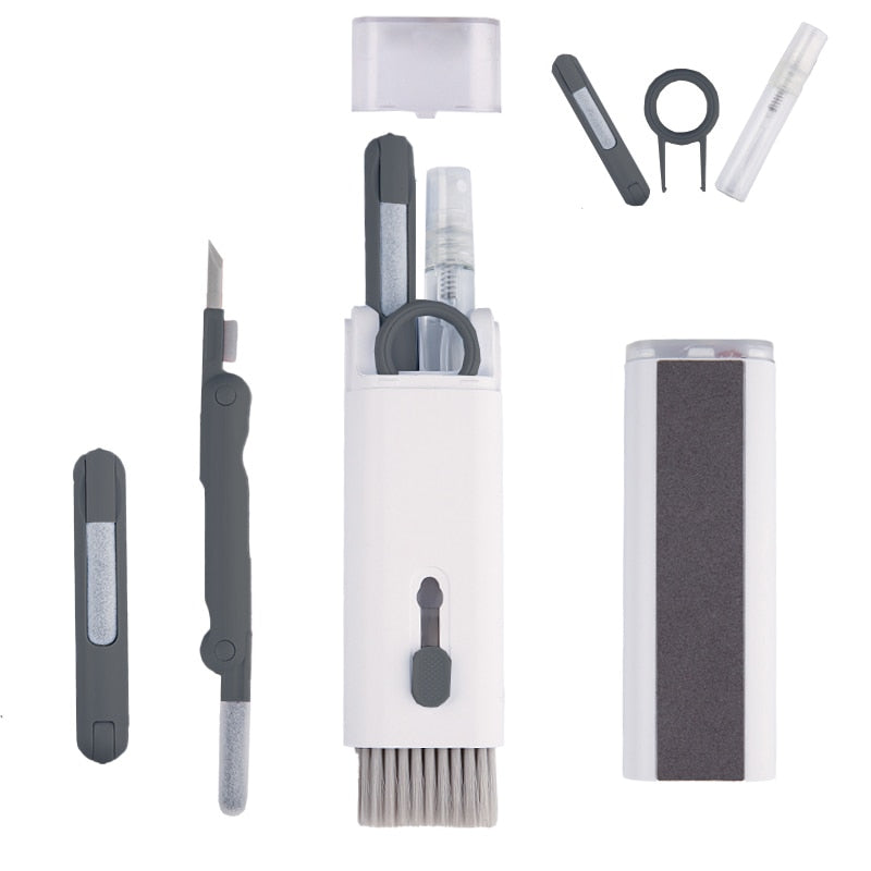 Kit Limpeza 7 em 1 - (Teclado,Celular,Fone,Telas e Etc)