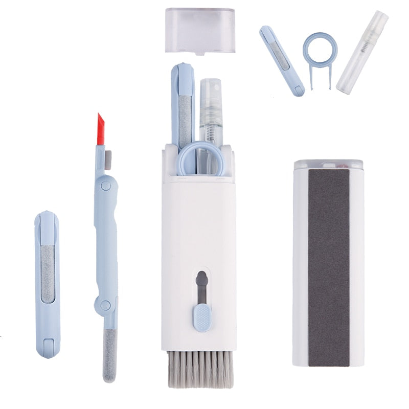 Kit Limpeza 7 em 1 - (Teclado,Celular,Fone,Telas e Etc)