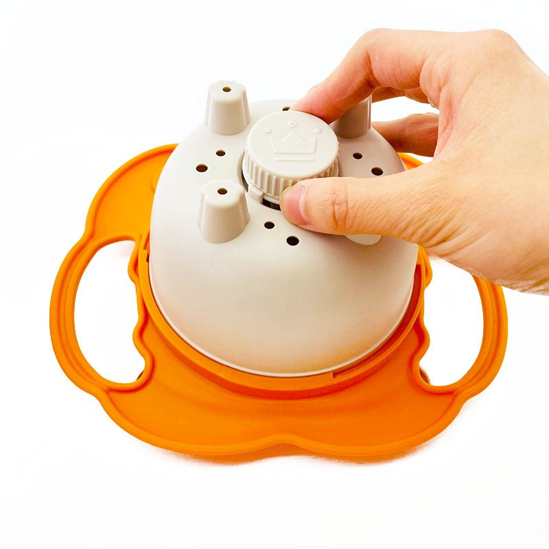 Tigela BabyPro™ - Tigela Rotativa 360º Graus Alimentação Infantil