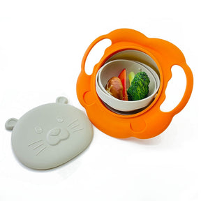 Tigela BabyPro™ - Tigela Rotativa 360º Graus Alimentação Infantil