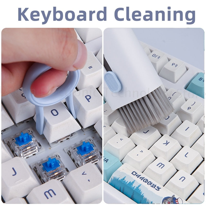 Kit Limpeza 7 em 1 - (Teclado,Celular,Fone,Telas e Etc)