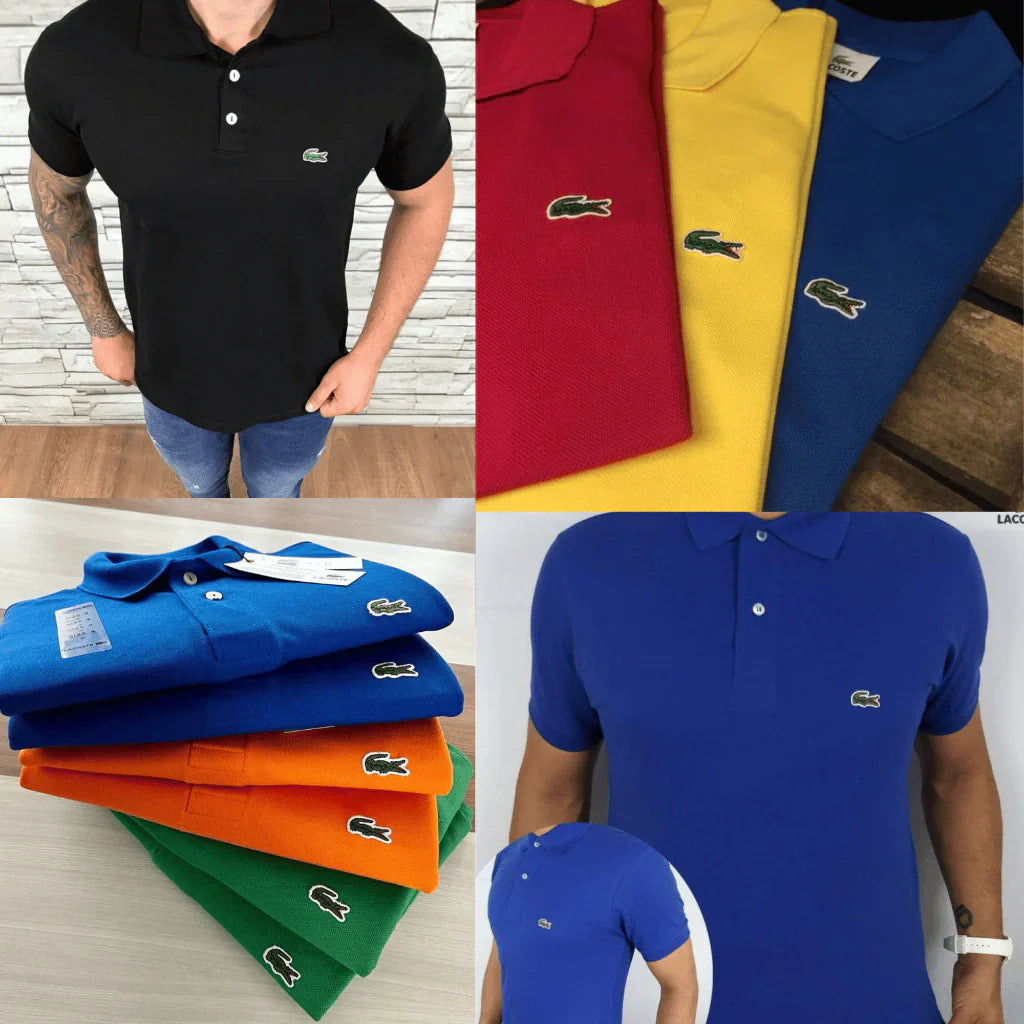Camisa Polo Lacoste - COMPRE 1 E LEVE 2 (ÚLTIMAS UNIDADES)