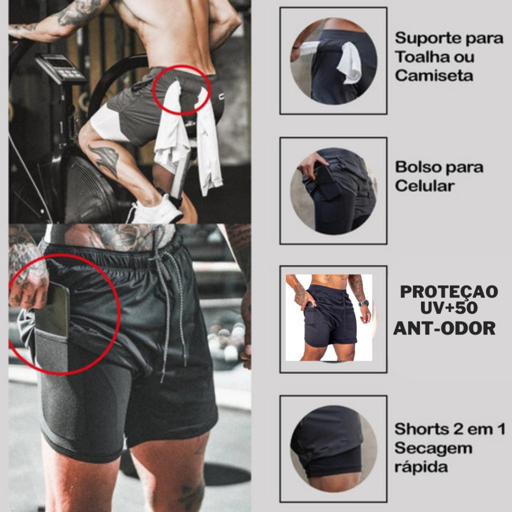 Shorts DryFit™ de Compressão
