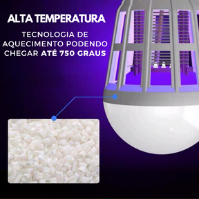 Lâmpada LED Ultravioleta Mata Mosquitos  (ÚLTIMAS UNIDADES)